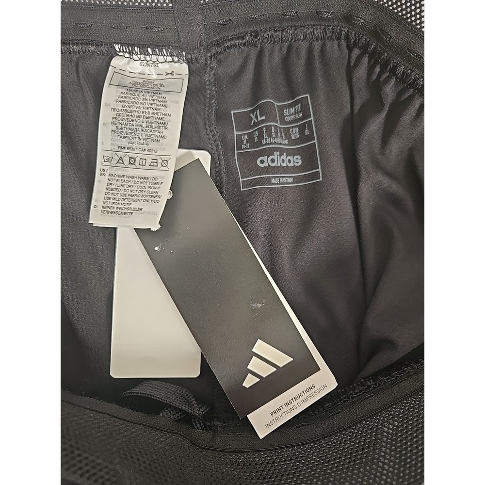 Adidas Pants XL Black Football Soccer Solar Red Sides Womens IJ7379 NEW - Picture 10 of 12